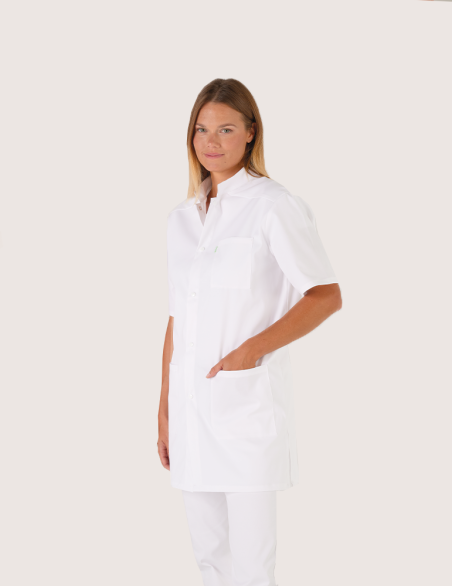 AMY - Blouse médicale blanche mixte