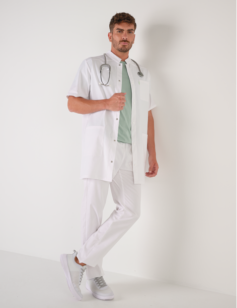 AMY - Blouse médicale blanche mixte 2