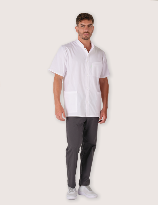 VALENTIN - Blouse blanche mixte