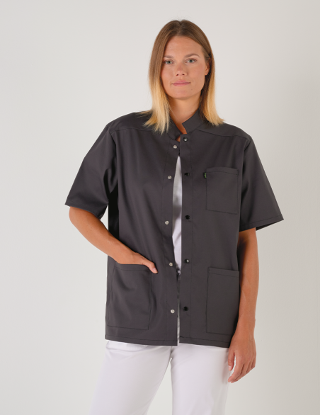 VALENTIN - Blouse charcoal mixte