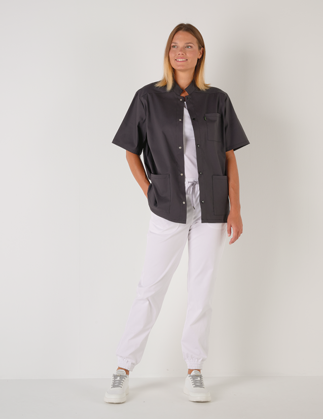 VALENTIN - Blouse charcoal mixte