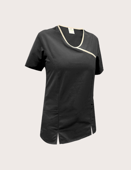 EVE - Blouse médicale femme "Couleur/ardoise-sable"