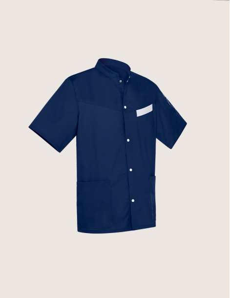 ROMEO - Blouse médicale homme "Marine/Blanc" 2