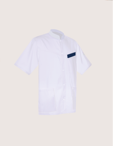 ROMEO - Blouse médicale homme "Blanc/Kaki" 2