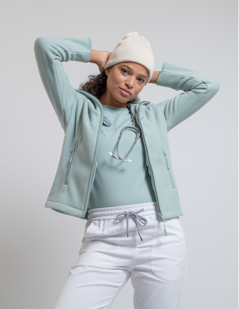 Veste micro polaire Femme sauge