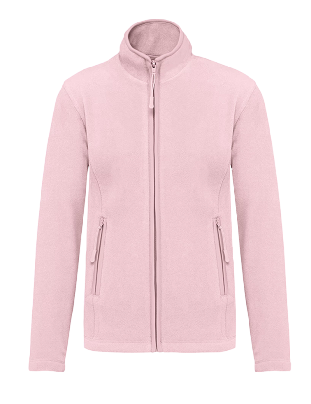 Veste micro polaire Femme rose pale