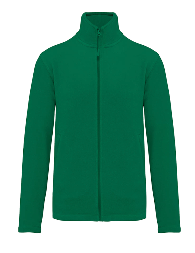 Veste micro polaire Homme vert