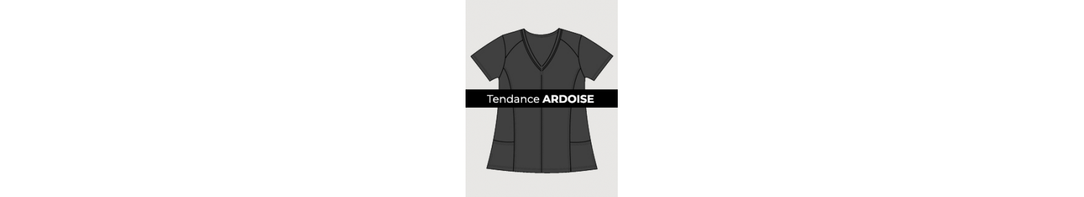 Blouse médicale Ardoise-Couleurs - Tenues médicales sobres et chics